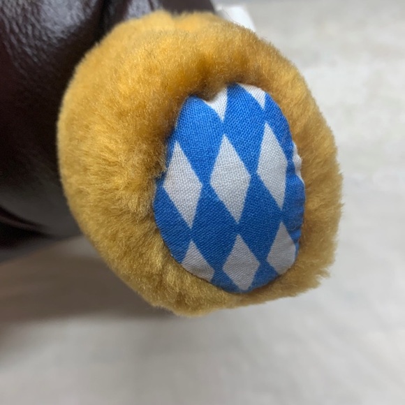 1997 Vintage 11" Gerhardshofen Germany yodeling lion plush stuffed animal - Picture 4 of 12